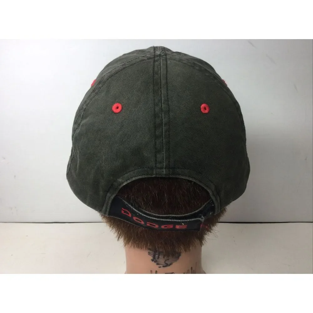 Dodge Ram Motorsport Hat khaki Gray Cap NASCAR Strap Back One Size - Picture 5 of 7